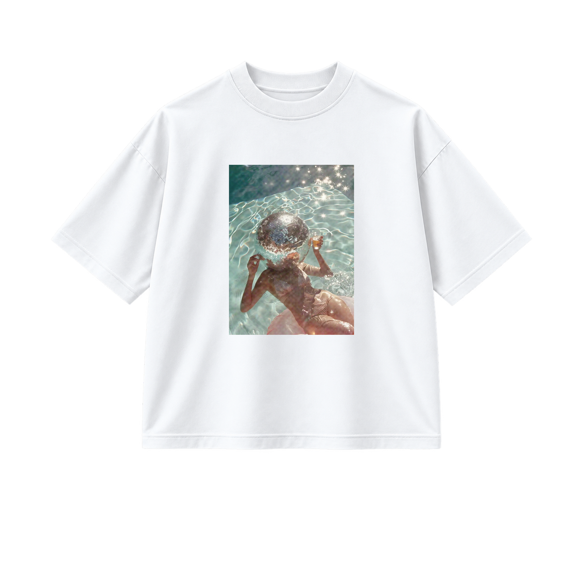 Disco For Breakfast - Tee - white/black — front view