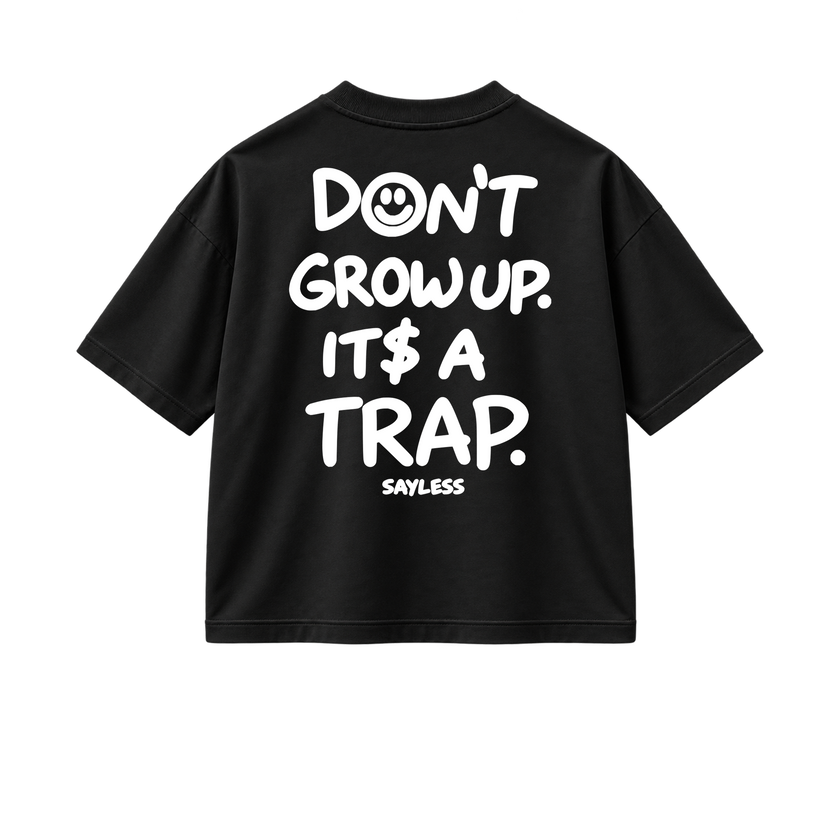 Don't Grow Up - Tee - black/white