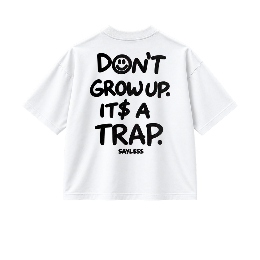 Don't Grow Up  - Tee - white/black