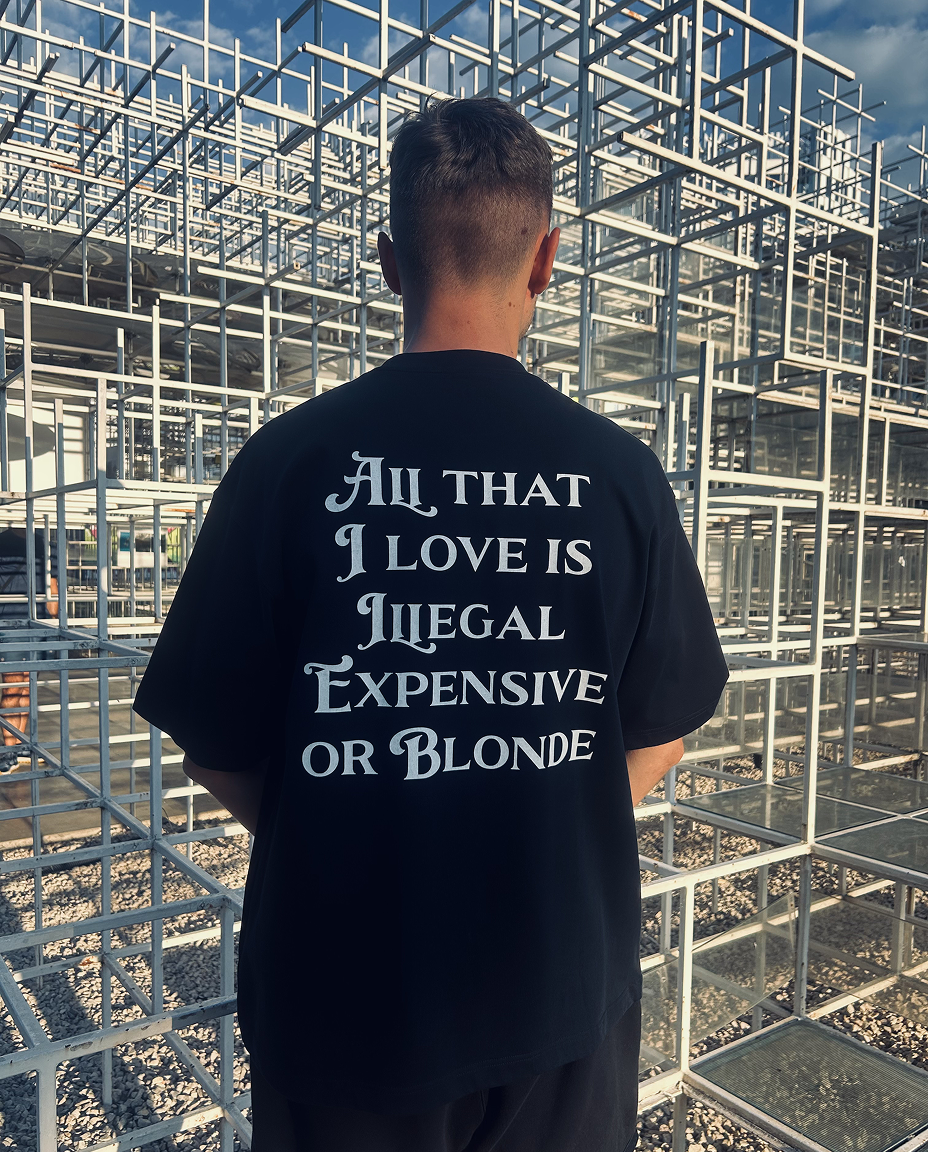 All That I Love Is Blonde - Tee - black/white — lifestyle 2