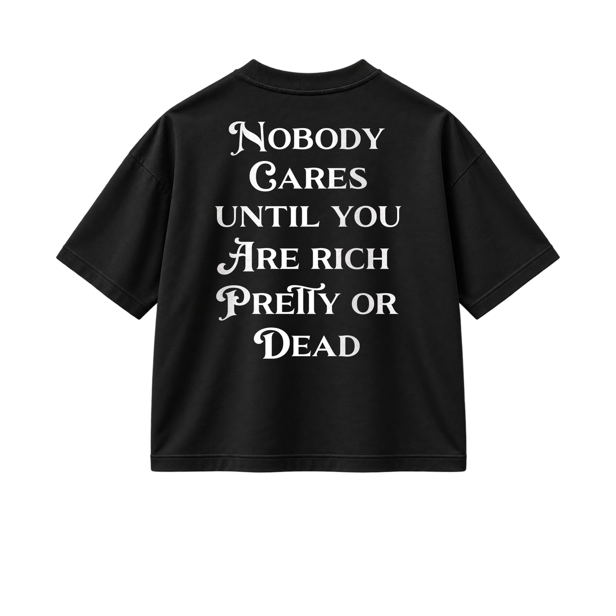 Nobody Cares Until - Tee - black/white