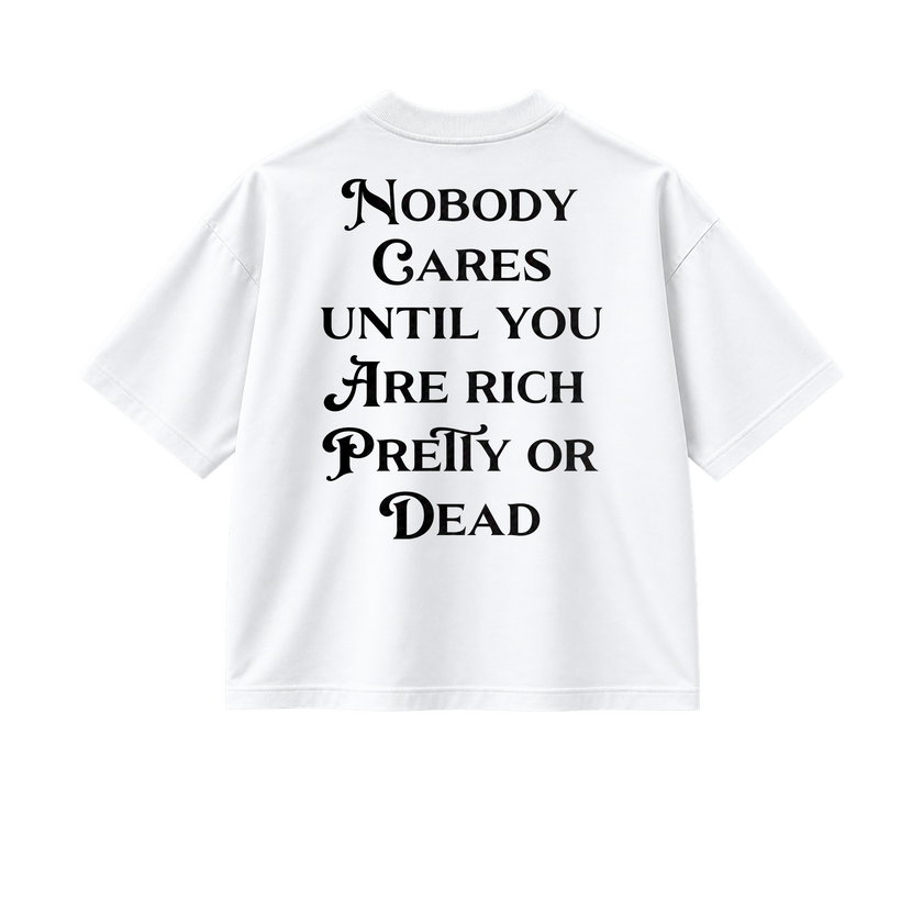 Nobody Cares Until - Tee - white/black