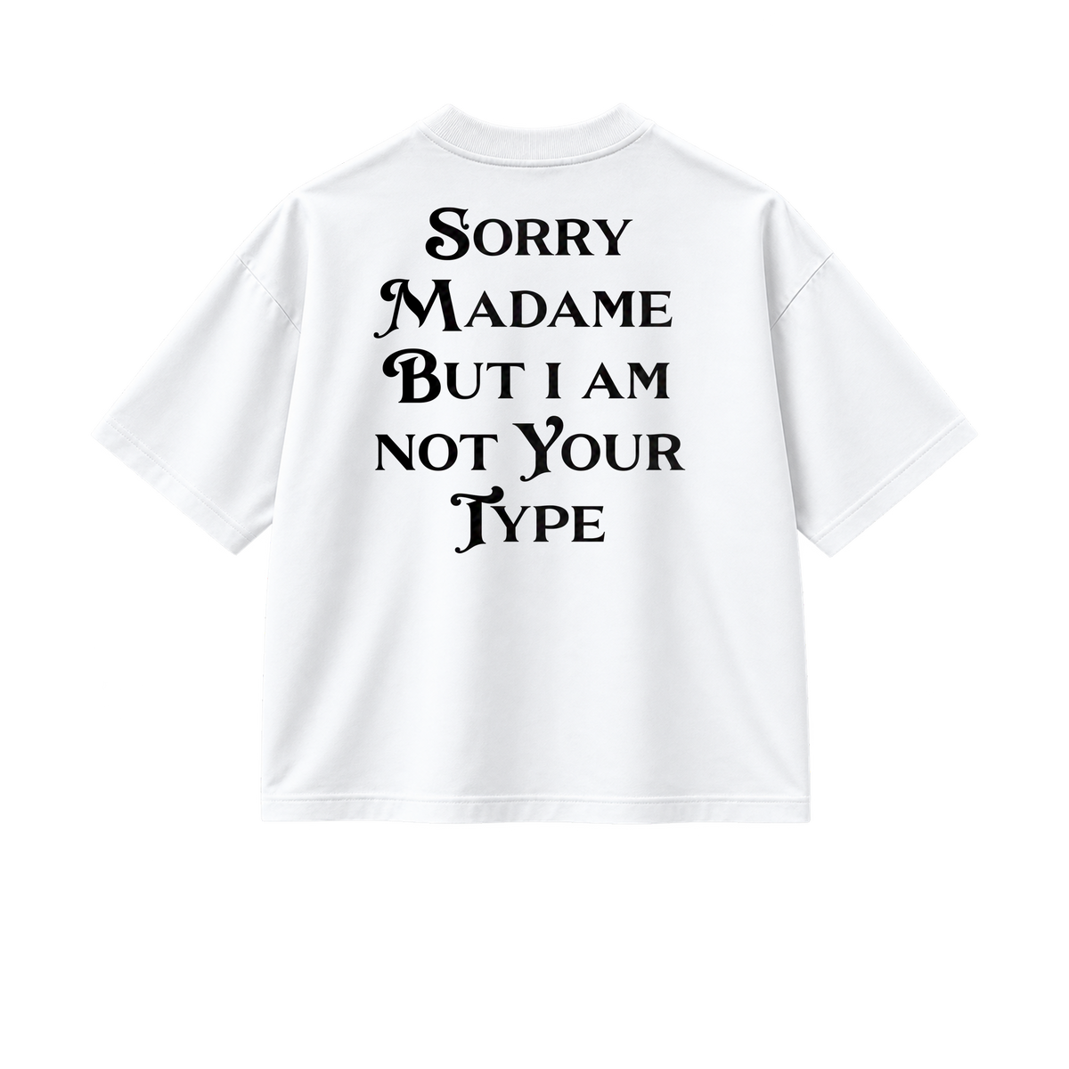 Sorry Madame - Tee - white/black