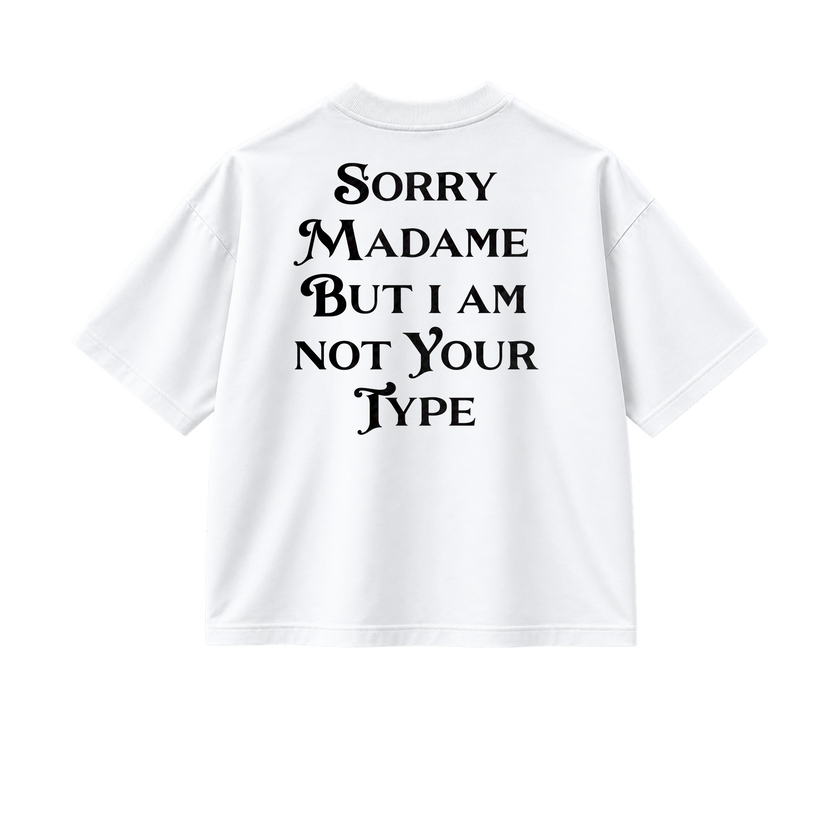 Sorry Madame - Tee - white/black