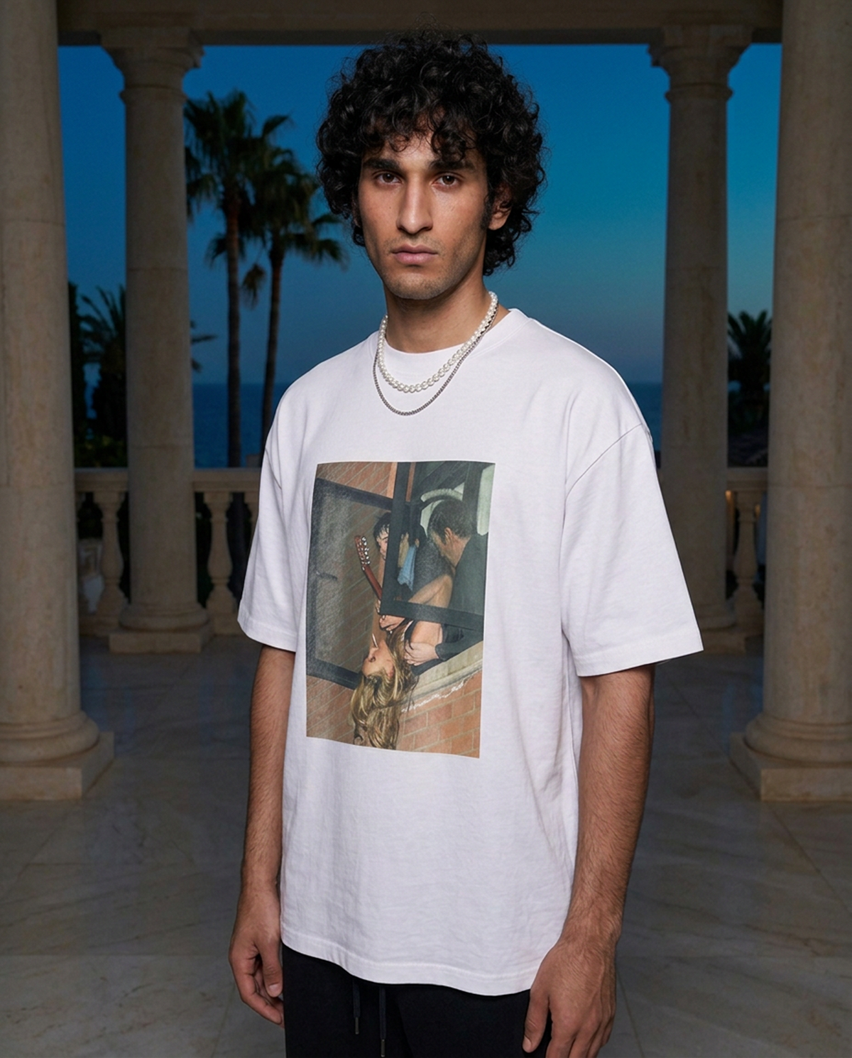 That Escalated Quickly oversized tee in White — editorial